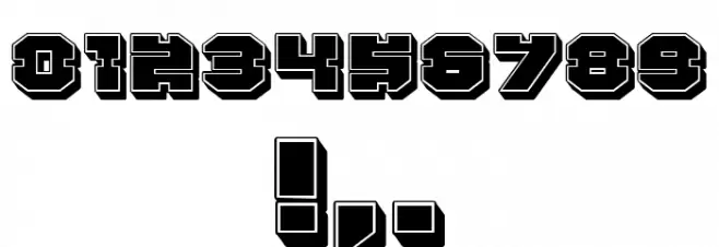 Mechanica Regular Font OTHER CHARS