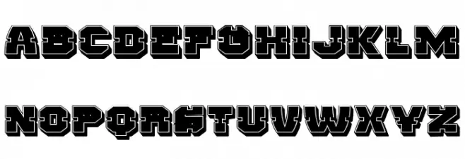 Mechanica Regular Caratteri MINUSCOLO