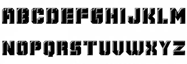 Mechanical Animals Font Litere mari
