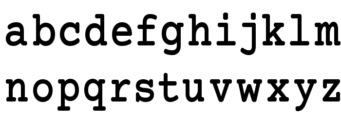 Mechanical Bold Condensed Font LOWERCASE