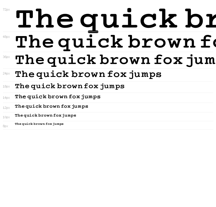 Mechanical Bold Extended Waterfall