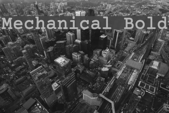 Mechanical Bold Example 1