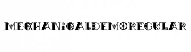 Mechanical Demo Regular  baixar fontes gratis