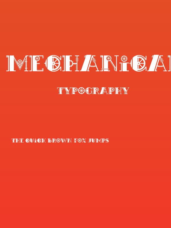 Mechanical Demo Regular Poster