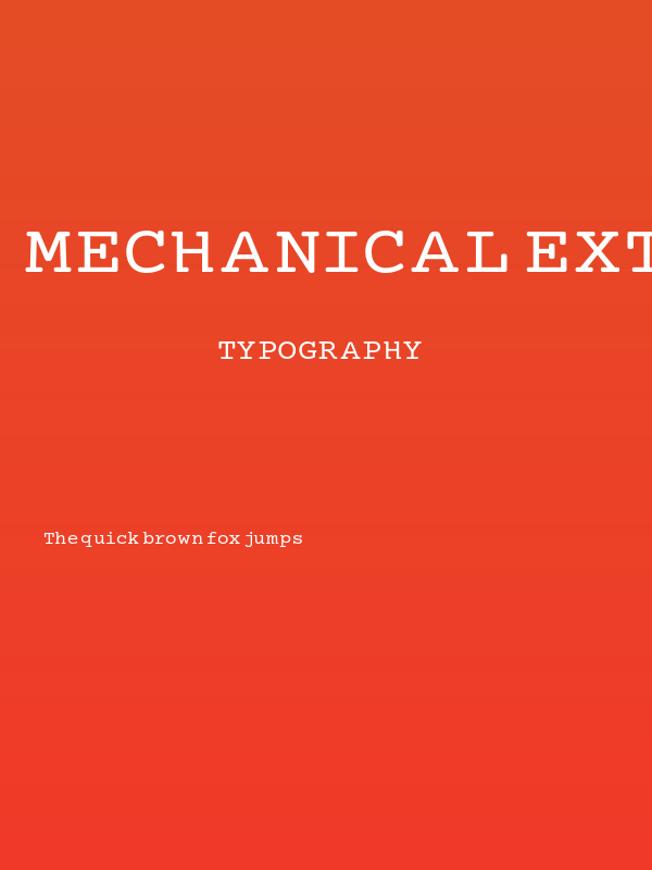 Mechanical Extended Poster