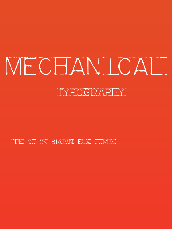 Mechanical Fun Poster