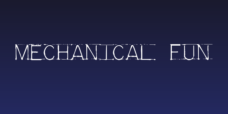 Mechanical Fun Social Header