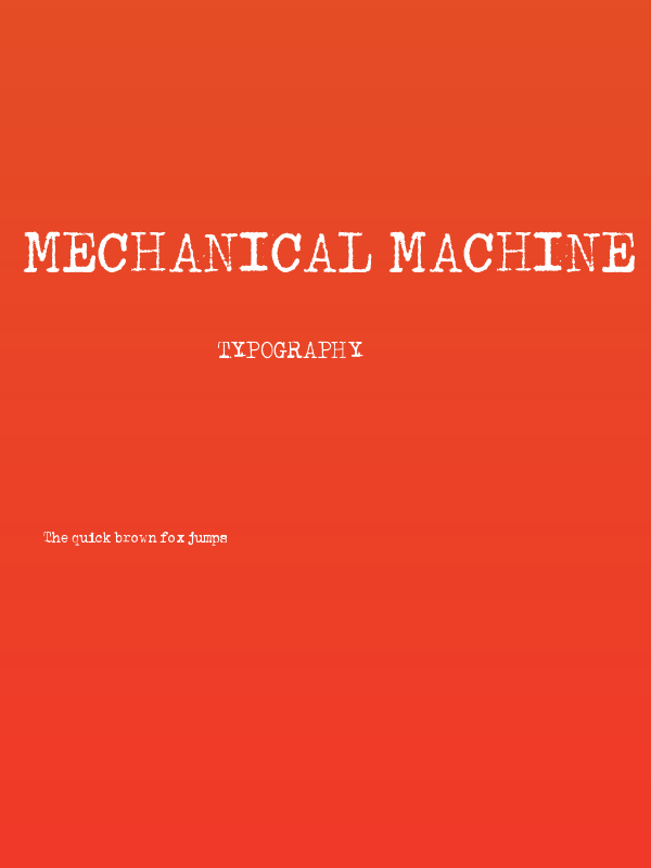Mechanical Machine Poster