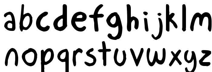 Mechanical Pencil Font LOWERCASE