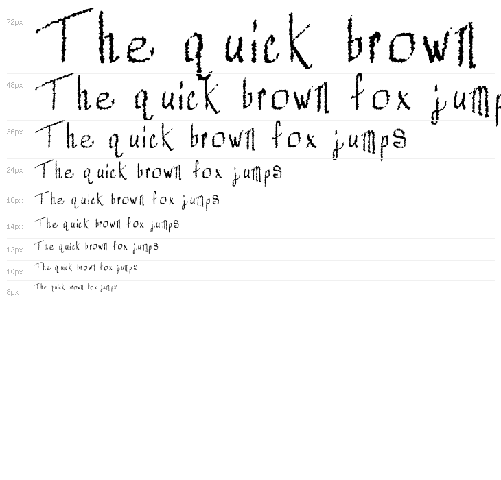 Mechanical Rorschach Waterfall