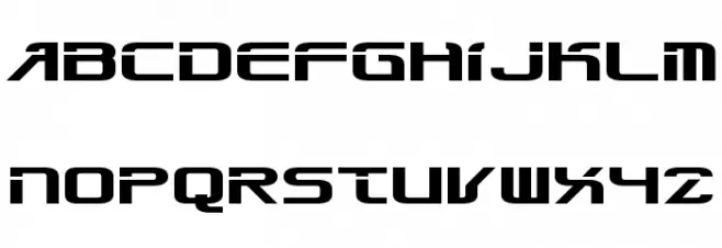 Mechanical works Шрифта ВЕРХНИЙ