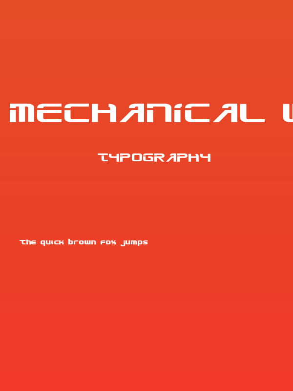 Mechanical works Poster