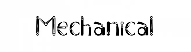 Mechanical  Descarca Fonturi Gratis