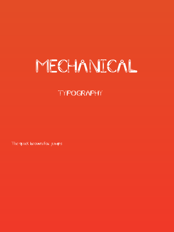 Mechanical Poster
