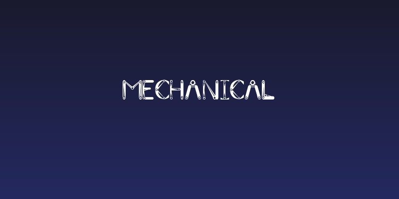 Mechanical Social Header