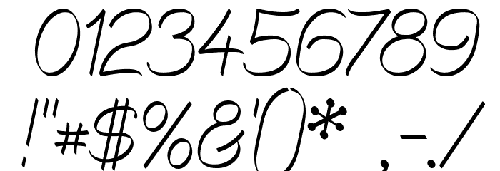 Mechanihan Ribbon Italic Font OTHER CHARS