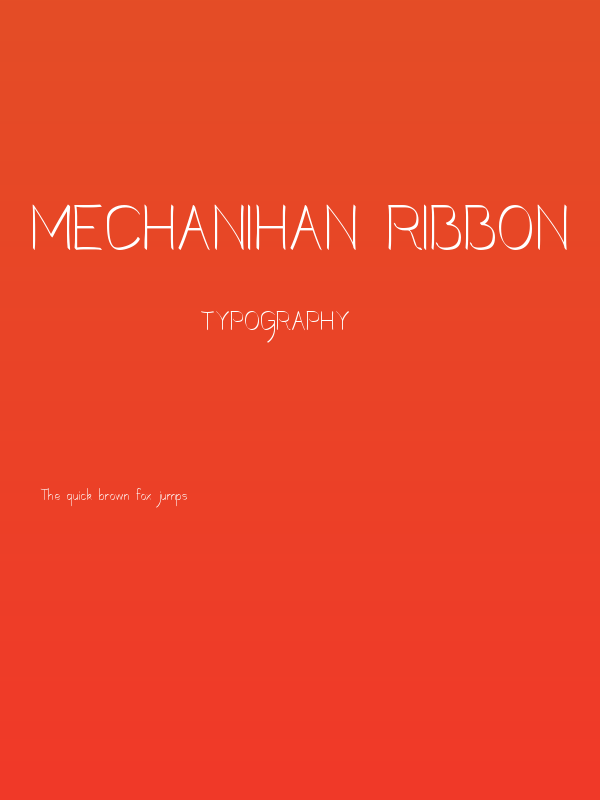 Mechanihan Ribbon Poster
