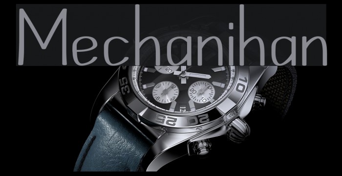 Mechanihan Font examples