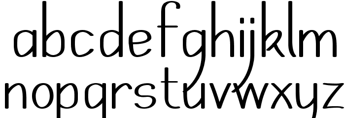 Mechanihan Font LOWERCASE