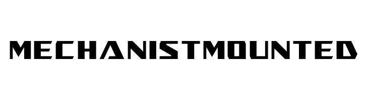 Mechanist Mounted  Free Fonts Download