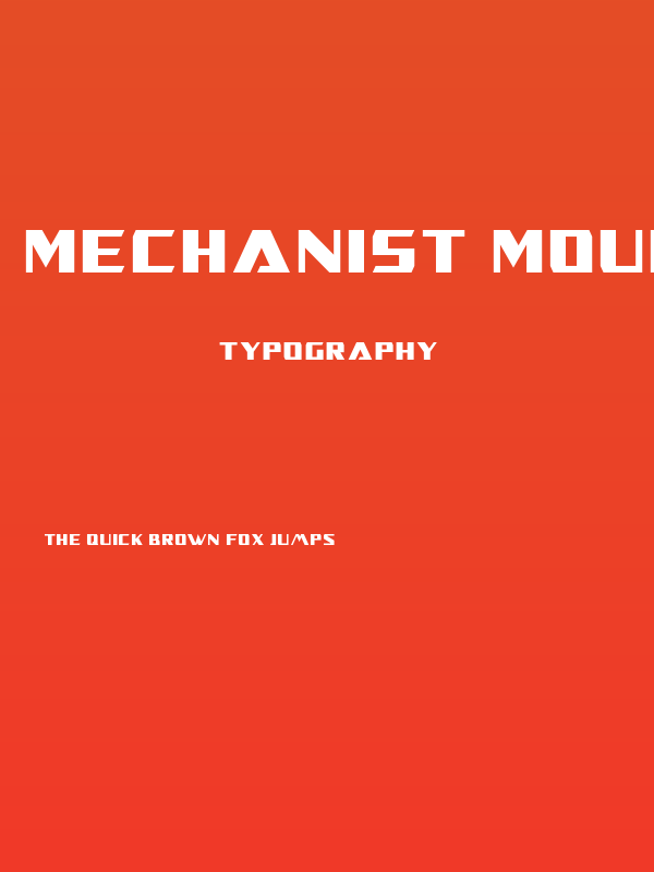 Mechanist Mounted Poster