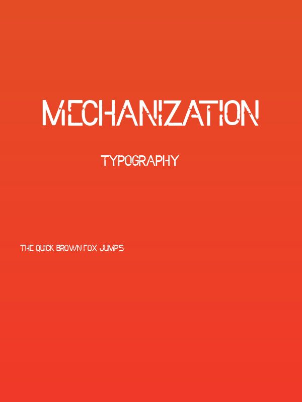 Mechanization Poster