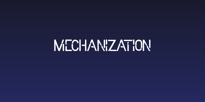 Mechanization Social Header