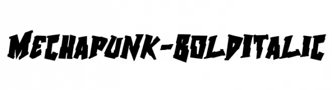 Mechapunk-BoldItalic  baixar fontes gratis