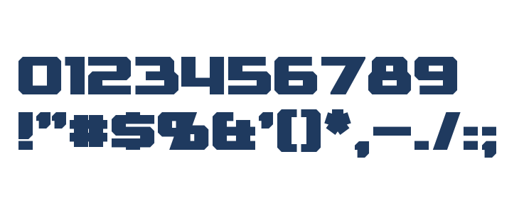 Mechfire Bold Other Characters