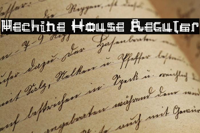 Mechine House Regular Example 2