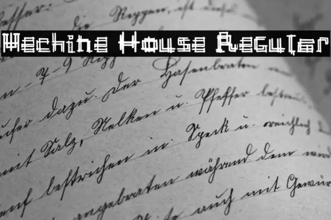Mechine House Regular Example 2