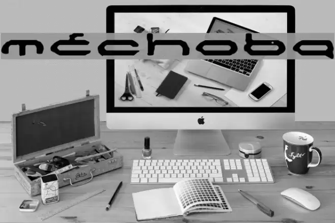 Mechoba Font examples