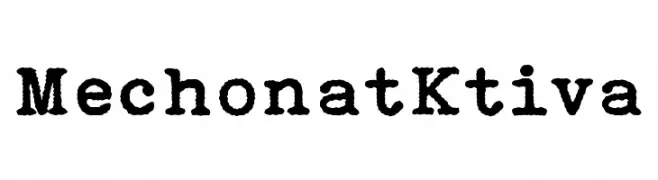 Mechonat Ktiva  Frei Schriftart Herunterladen