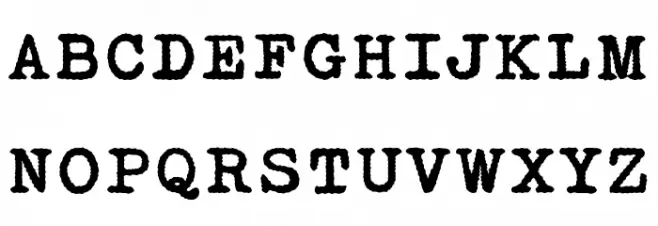 Mechonat Ktiva Schriftart Groß
