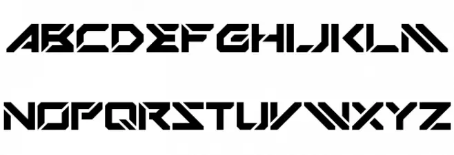 Mechsuit Schriftart Groß