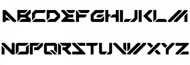 Mechsuit फ़ॉन्ट लोअरकेस