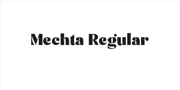 Mechta Regular Logo