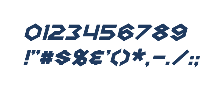 Medabots Italic Other Characters