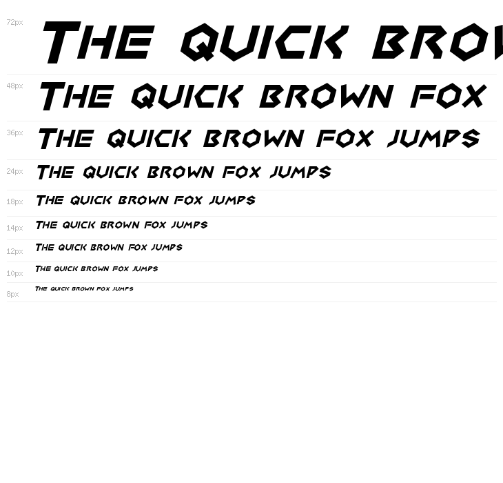 Medabots Italic Waterfall