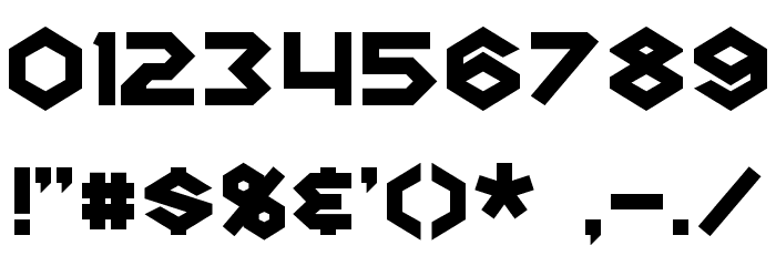 Medabots Font OTHER CHARS