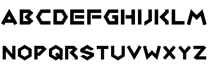Medabots Font LOWERCASE