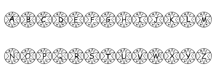Medalhão Font LOWERCASE