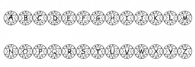 Medalhão Caratteri MINUSCOLO