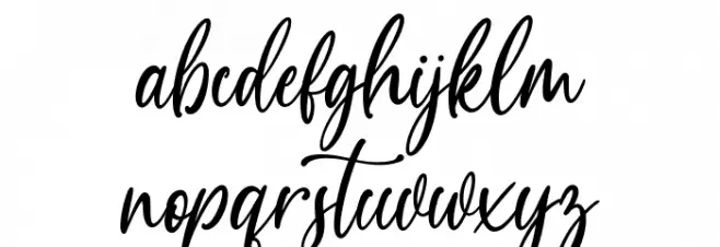 Medalion Font LOWERCASE