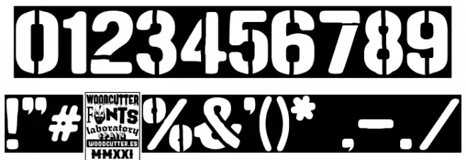 Medalla de Honor Font OTHER CHARS