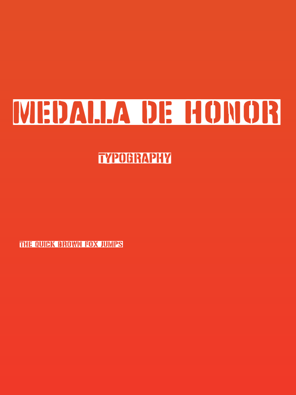 Medalla de Honor Poster