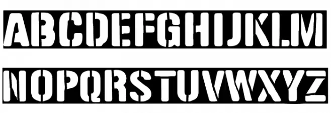 Medalla de Honor Font LOWERCASE