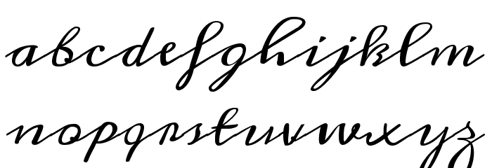 Meddon Font LOWERCASE