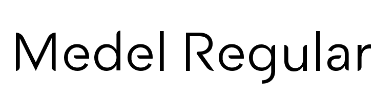 Medel Regular  免费字体下载