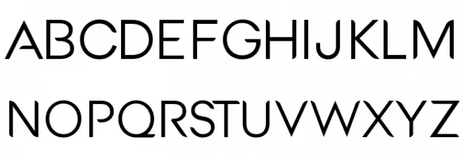 Medel Regular Font UPPERCASE